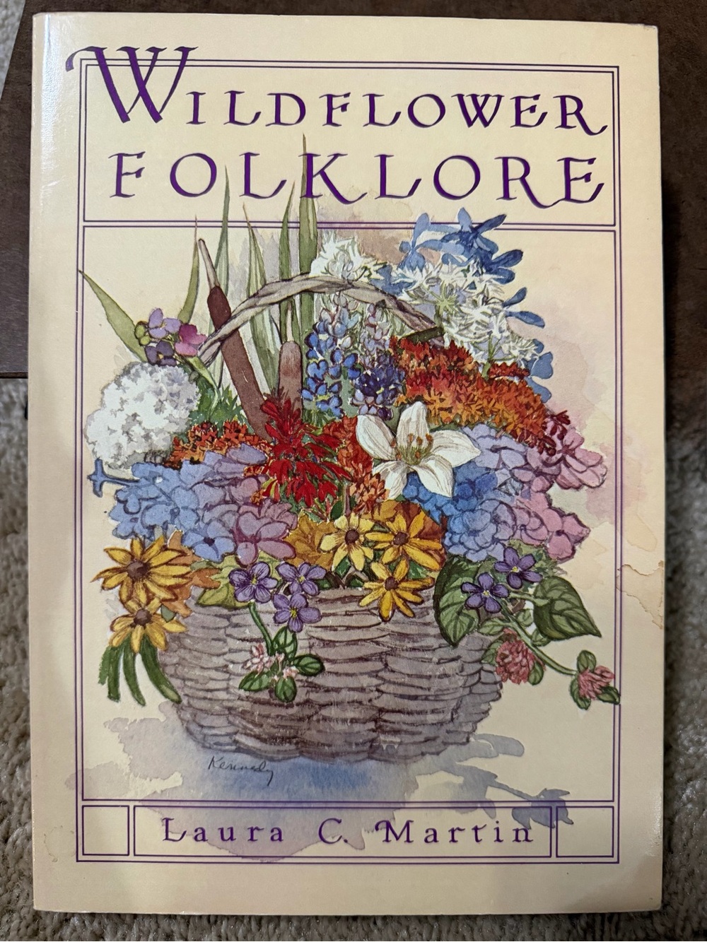 Wildflower Folklore Book by Laura C. Martin